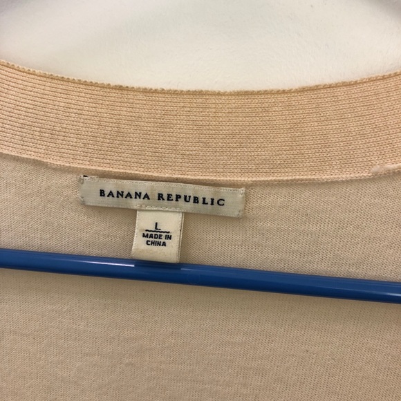 Light yellow banana republic cardigan - Picture 8 of 8